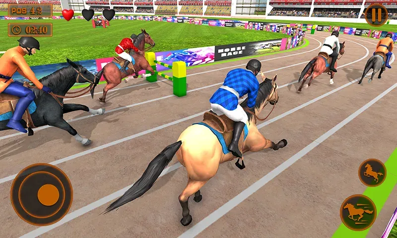 Mounted Horse Racing Games [МОД: Все открыто, Дополнительные деньги и Меню MOD] Screenshot 4
