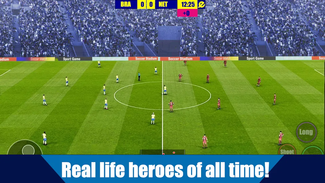 Football World Soccer Cup 2023 (Футбольный мировой ударник футбол) [МОД: Меню, Бесконечные монеты и Открытые уровни] Screenshot 2
