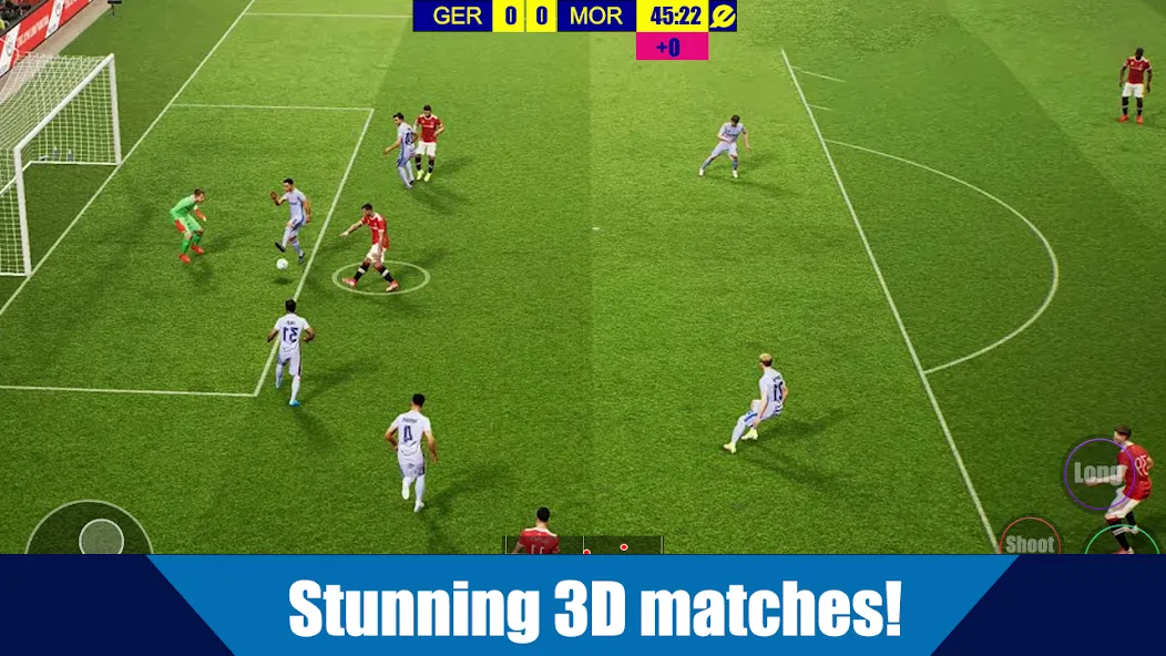 Football World Soccer Cup 2023 (Футбольный мировой ударник футбол) [МОД: Меню, Бесконечные монеты и Открытые уровни] Screenshot 5