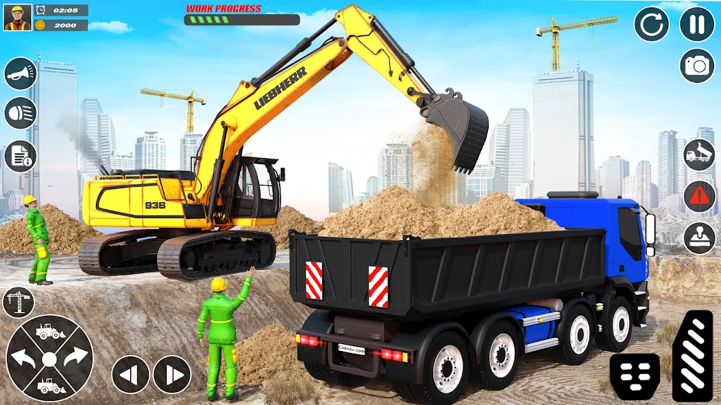 City Builder Construction Sim (Сити Билдер Констракшн Сим) [МОД: Меню, Бесконечные монеты и Открытые уровни] Screenshot 1