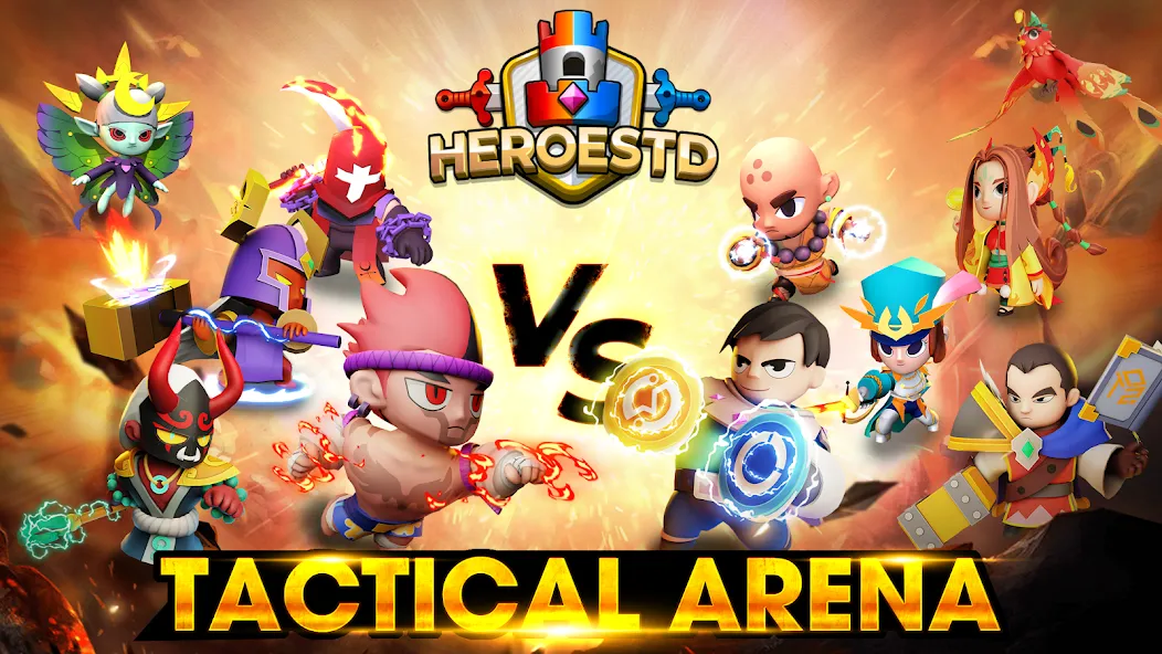 HeroesTD: Esport Tower Defense (ГероиТД) [МОД: Бесконечные деньги, Монеты и Мега MOD] Screenshot 1