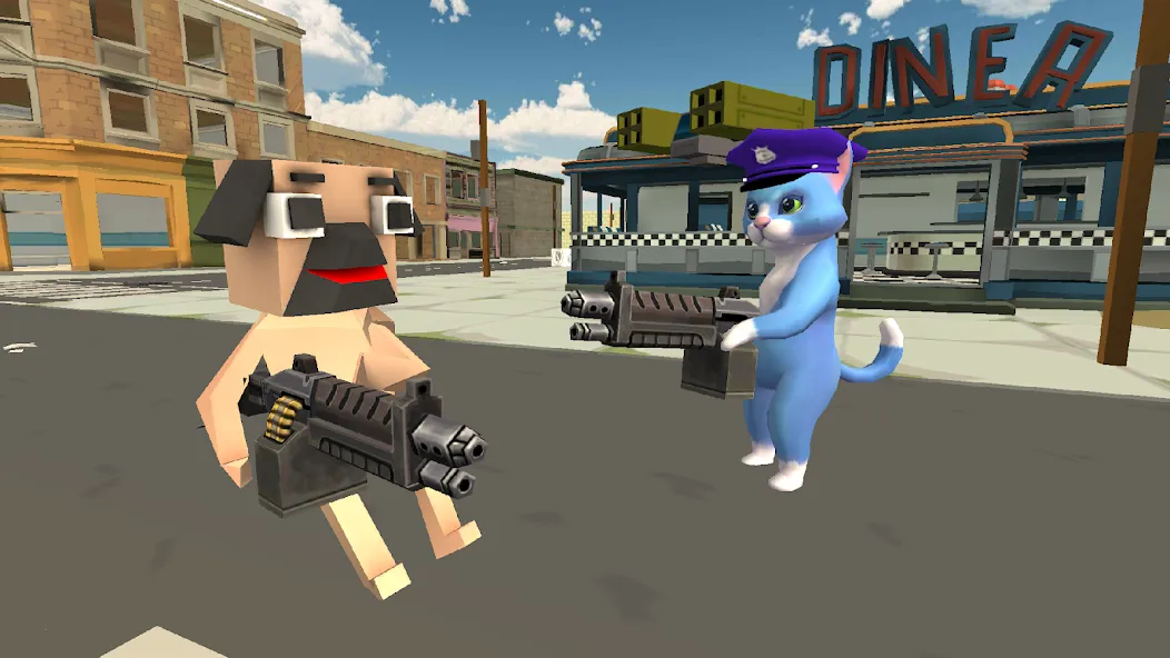 PugWars (Пагварс) [МОД: Деньги, Монеты и Меню MOD] Screenshot 1