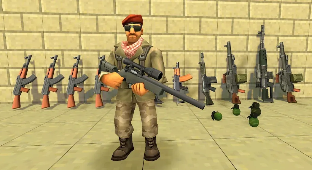 StrikeBox: Sandbox&Shooter (Страйкбокс) [МОД: Много денег, Монет и Все открыто] Screenshot 5