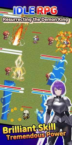 Idle RPG : Reviving Demon King (Айдл РПГ) [MOD: Бесконечные деньги] - Скриншот 4