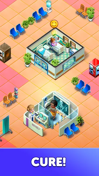 My Hospital: Build. Farm. Heal (Мой госпиталь) [МОД: Деньги, Монеты и Меню MOD] Screenshot 3