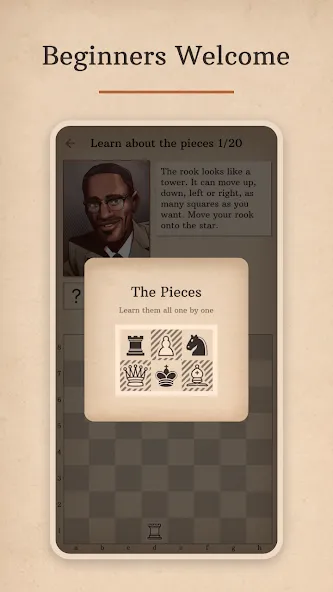 Learn Chess with Dr. Wolf [МОД: Меню, Бесконечные монеты и Открытые уровни] Screenshot 5