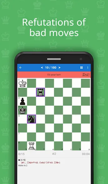 Mate in 2 (Chess Puzzles) [МОД: Много монет, Открытые уровни и Мега MOD] Screenshot 3