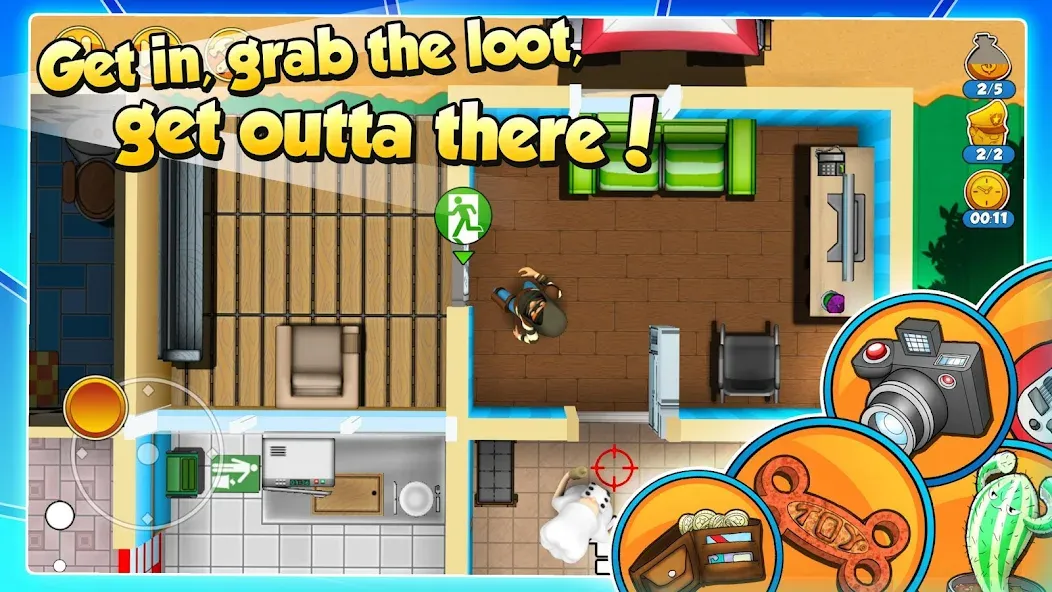 Robbery Bob 2: Double Trouble (Роббери Боб 2) [МОД: Деньги, Монеты и Меню MOD] Screenshot 3