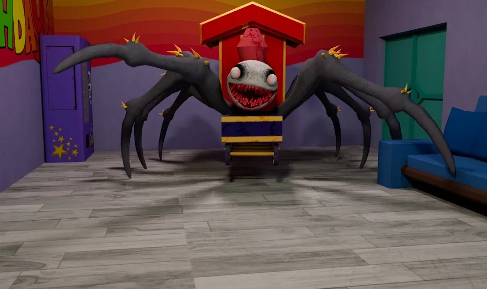 Spider Train Monsters Survival (Спайдер Трейн Монстерс Сурвайвал) [МОД: Много монет, Открытые уровни и Мега MOD] Screenshot 4