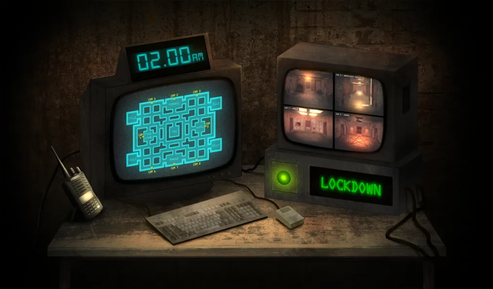 Asylum Night Shift 2 (Азайлум Найт Шифт 2) [МОД: Много денег, Монет и Все открыто] Screenshot 1