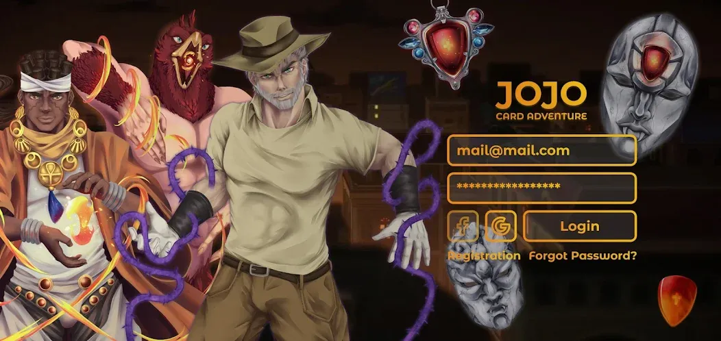 JOJO: Card Adventure－TCG & CCG (Джоджо) [МОД: Деньги, Монеты и Меню MOD] Screenshot 2