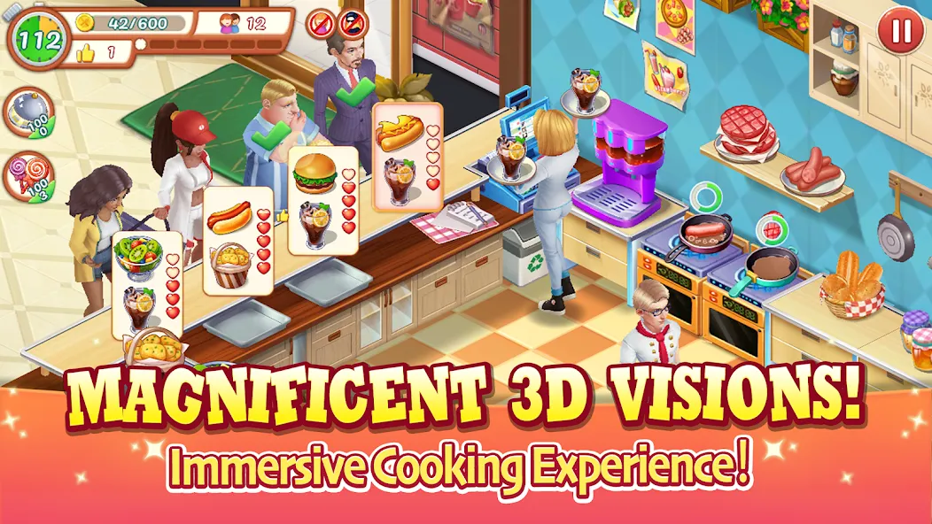 The Cooking Show (Зе Кукинг Шоу) [МОД: Все открыто, Дополнительные деньги и Меню MOD] Screenshot 2
