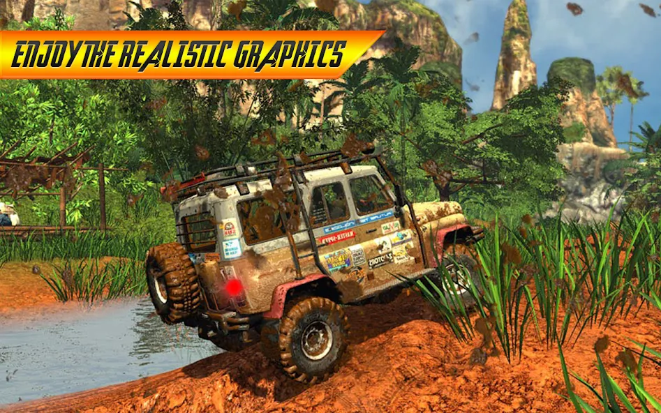 Offroad Jeep Driving Simulator [МОД: Деньги, Монеты и Меню MOD] Screenshot 1