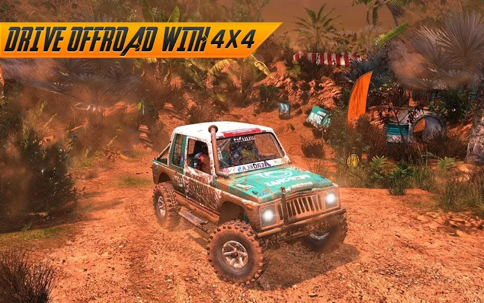 Offroad Jeep Driving Simulator [МОД: Деньги, Монеты и Меню MOD] Screenshot 3