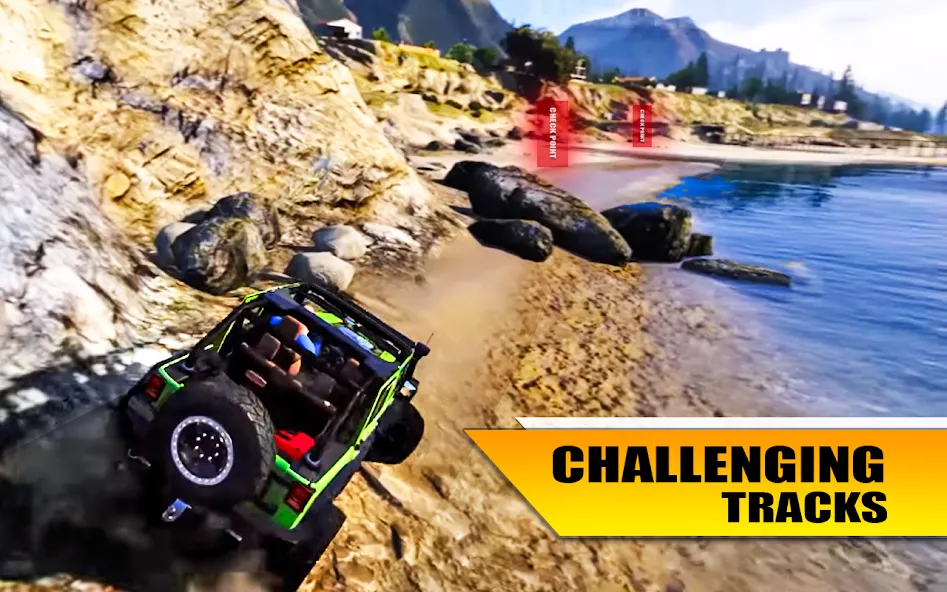 Off Road Jeep Drive Simulator [МОД: Много денег, Монет и Все открыто] Screenshot 3