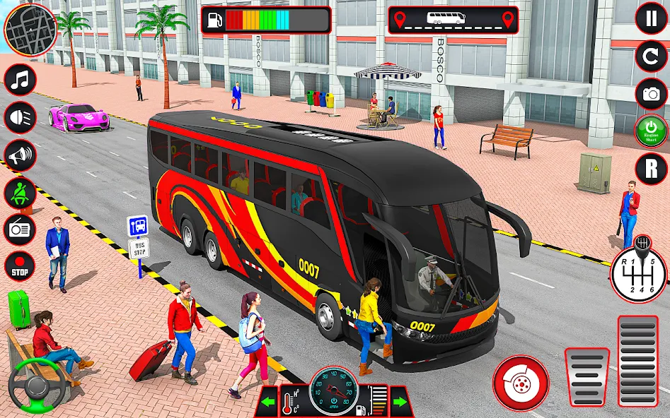City Bus Simulator 3D Bus Game (Симулятор городского автобуса 3D  игра   ) [МОД: Меню, Бесконечные монеты и Открытые уровни] Screenshot 5