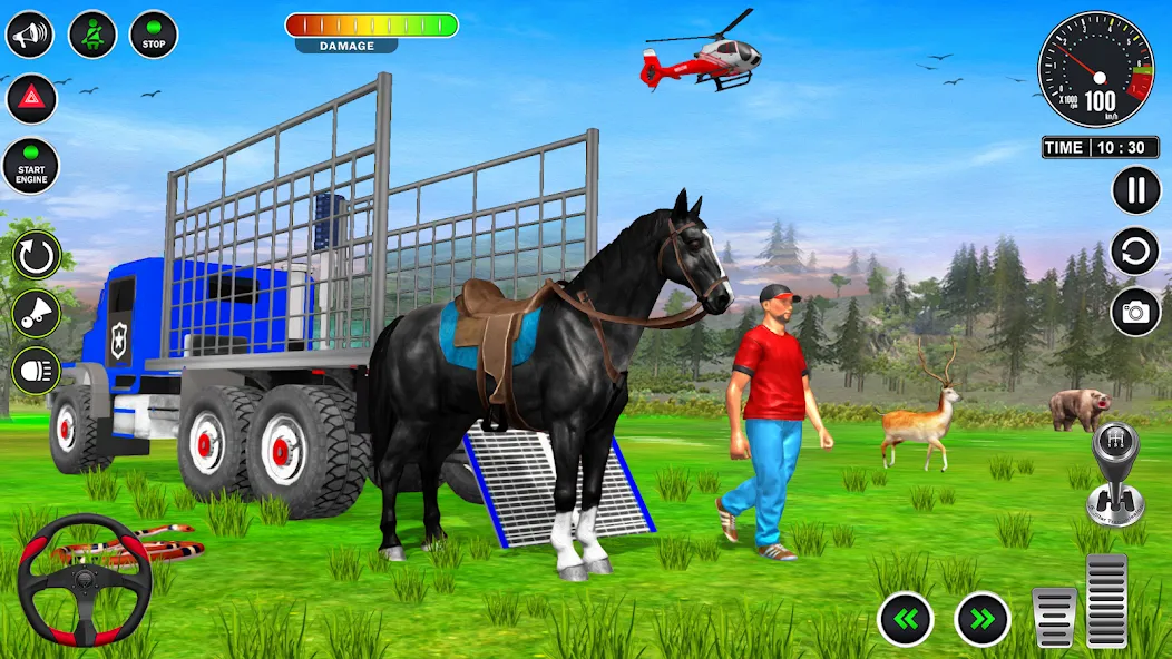 Animal Transport Truck Game 3D (Игра Грузовик для перевозки животных) [МОД: Деньги, Монеты и Меню MOD] Screenshot 5