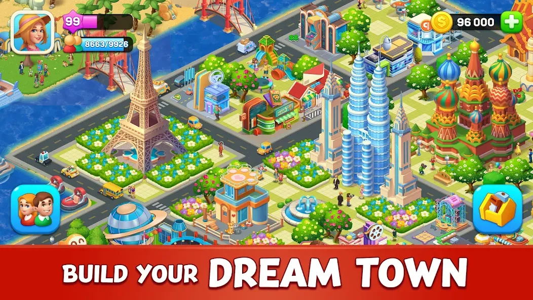 Farm City: Farming & Building (Фарм Сити) [МОД: Все открыто, Дополнительные деньги и Меню MOD] Screenshot 5