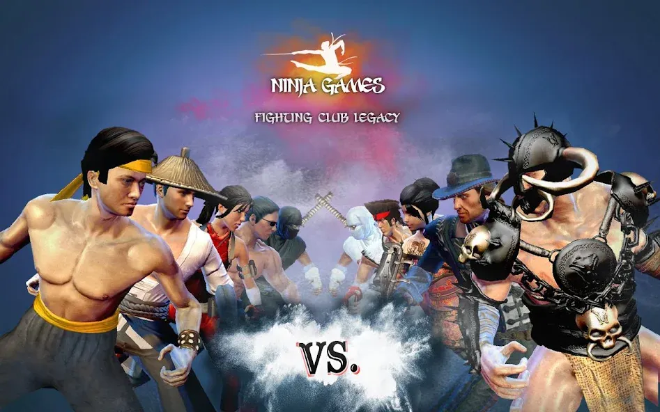 Ninja Games Fighting: Kung Fu (Ниндзя Игры Борьбы) [МОД: Все открыто, Дополнительные деньги и Меню MOD] Screenshot 5