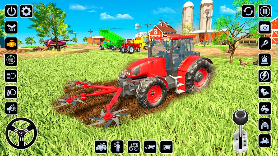 Farming Games & Tractor Games [МОД: Много монет, Открытые уровни и Мега MOD] Screenshot 1