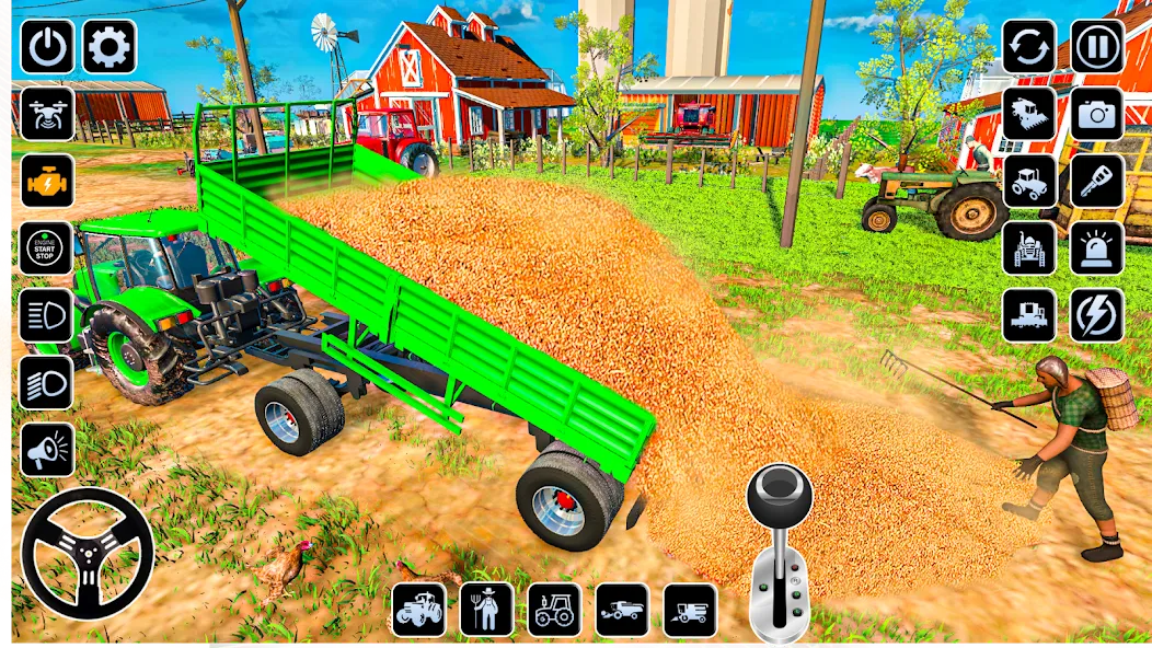 Farming Games & Tractor Games [МОД: Много монет, Открытые уровни и Мега MOD] Screenshot 5