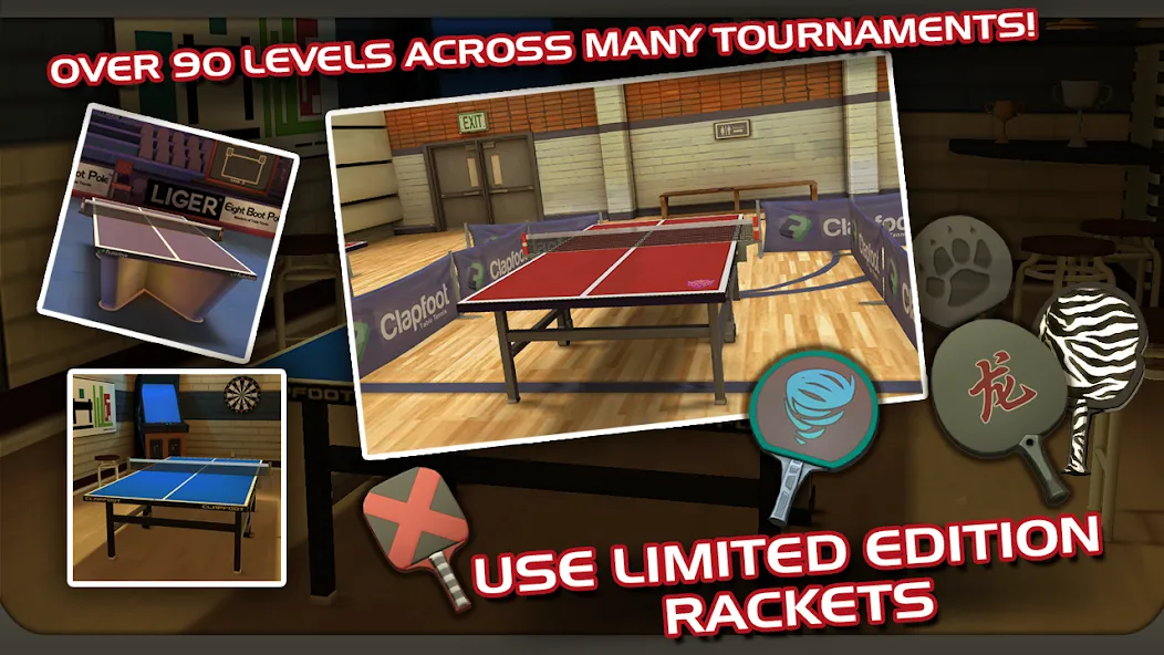 Ping Pong Masters (Пингпонг мастера) [МОД: Бесконечные деньги, Монеты и Мега MOD] Screenshot 2
