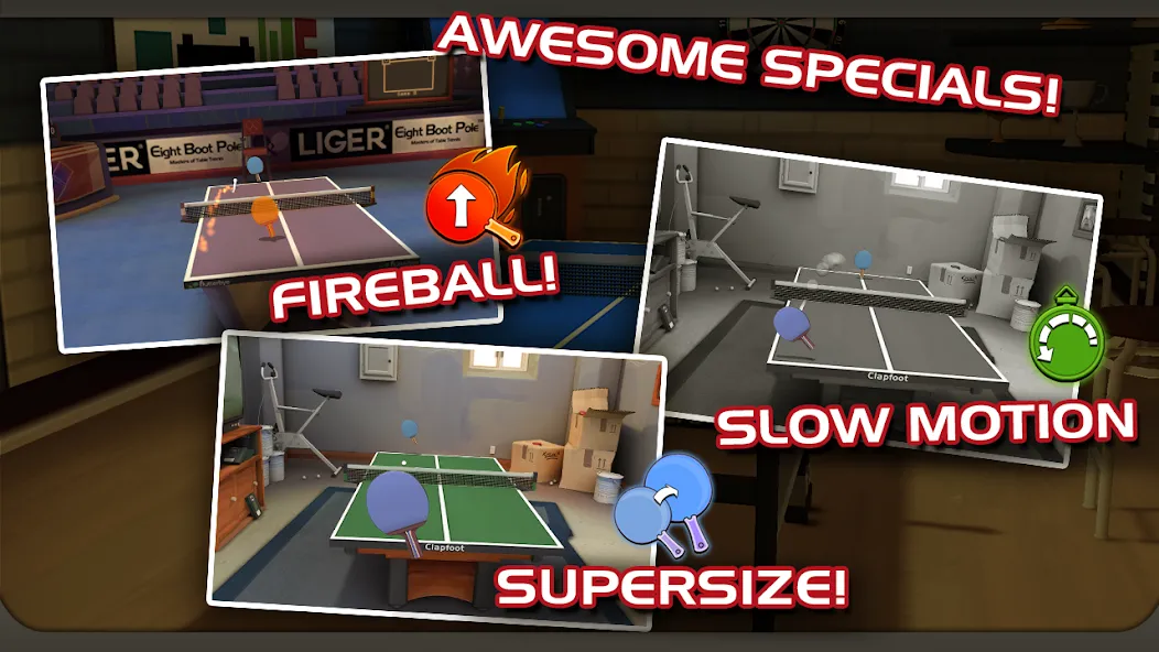 Ping Pong Masters (Пингпонг мастера) [МОД: Бесконечные деньги, Монеты и Мега MOD] Screenshot 4