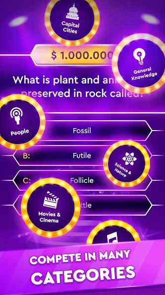 Trivia Show: TV Word Quiz Game [МОД: Все открыто, Дополнительные деньги и Меню MOD] Screenshot 4