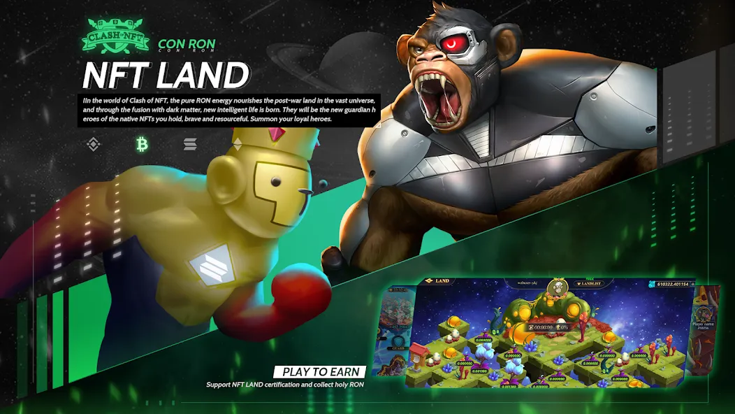 Clash Of NFT (Клаш оф НФТ) [MOD: Мод Меню/Взлом] - Скриншот 1