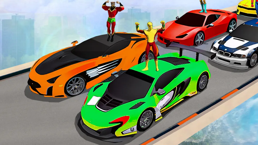 TopRace: Fast Car Simulator (Рамп Кар Гейм) [МОД: Много монет, Открытые уровни и Мега MOD] Screenshot 1