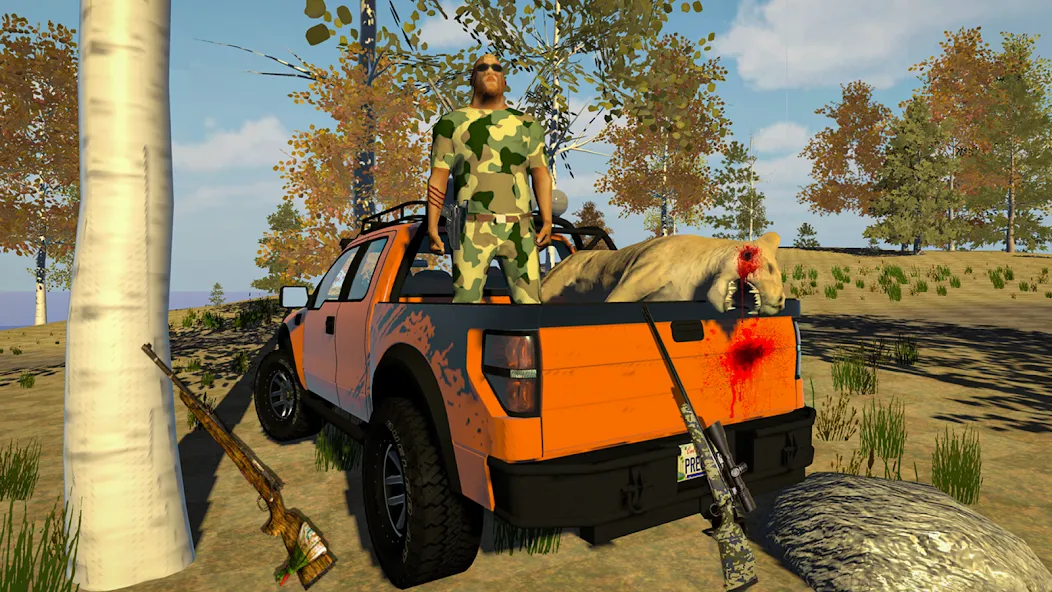 Animal Hunting -Shooting Games (Энимал Хантинг) [МОД: Много денег, Монет и Все открыто] Screenshot 1