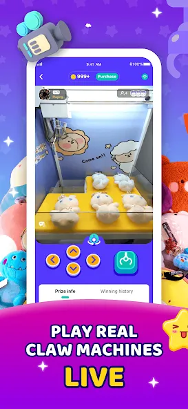 Claw Eden - Real Claw Machine (Клоу Эден) [МОД: Меню, Бесконечные монеты и Открытые уровни] Screenshot 1