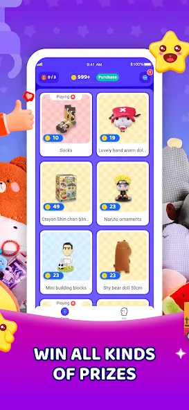 Claw Eden - Real Claw Machine (Клоу Эден) [МОД: Меню, Бесконечные монеты и Открытые уровни] Screenshot 2