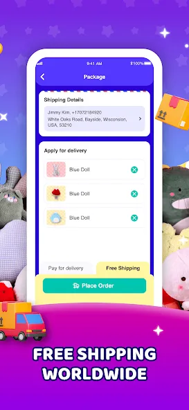 Claw Eden - Real Claw Machine (Клоу Эден) [МОД: Меню, Бесконечные монеты и Открытые уровни] Screenshot 3