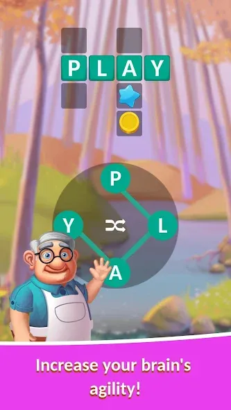 Crocword: Crossword Puzzle [МОД: Все открыто, Дополнительные деньги и Меню MOD] Screenshot 1
