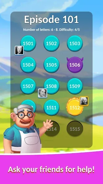 Crocword: Crossword Puzzle [МОД: Все открыто, Дополнительные деньги и Меню MOD] Screenshot 5
