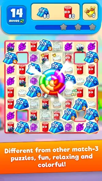 Sugar Heroes - match 3 game [МОД: Много денег, Монет и Все открыто] Screenshot 1