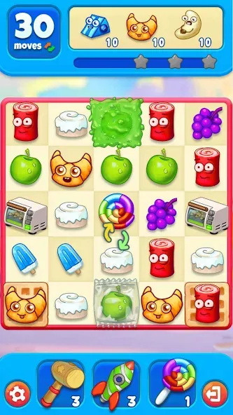 Sugar Heroes - match 3 game [МОД: Много денег, Монет и Все открыто] Screenshot 5