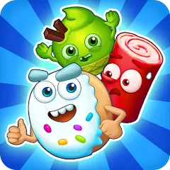Скачать Sugar Heroes - match 3 game [МОД: Много денег, Монет и Все открыто] | Взлом Sugar Heroes - match 3 game на Андроид