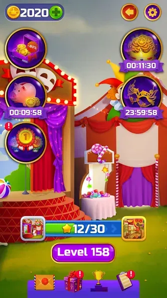 Circus Words: Magic Puzzle [МОД: Много денег, Монет и Все открыто] Screenshot 5