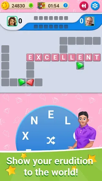 Crossword Online: Word Cup [МОД: Много денег, Монет и Все открыто] Screenshot 1