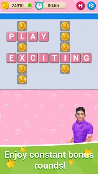 Crossword Online: Word Cup [МОД: Много денег, Монет и Все открыто] Screenshot 3