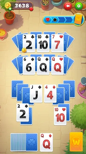 Kings & Queens: Solitaire Game [МОД: Деньги, Монеты и Меню MOD] Screenshot 5