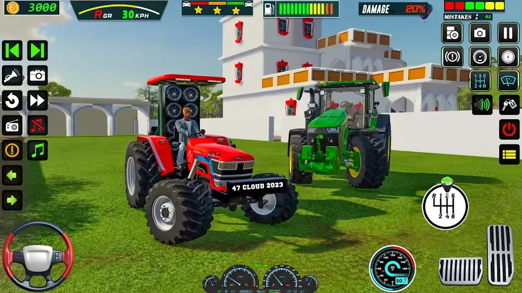 US Tractor Farming Games 3d [МОД: Меню, Бесконечные монеты и Открытые уровни] Screenshot 1