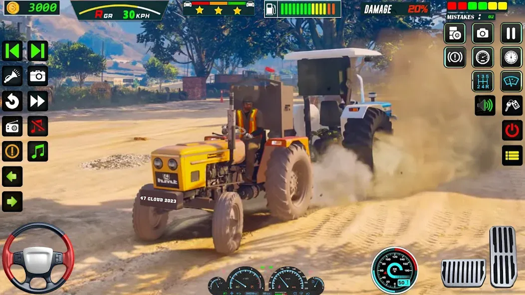 US Tractor Farming Games 3d [МОД: Меню, Бесконечные монеты и Открытые уровни] Screenshot 4
