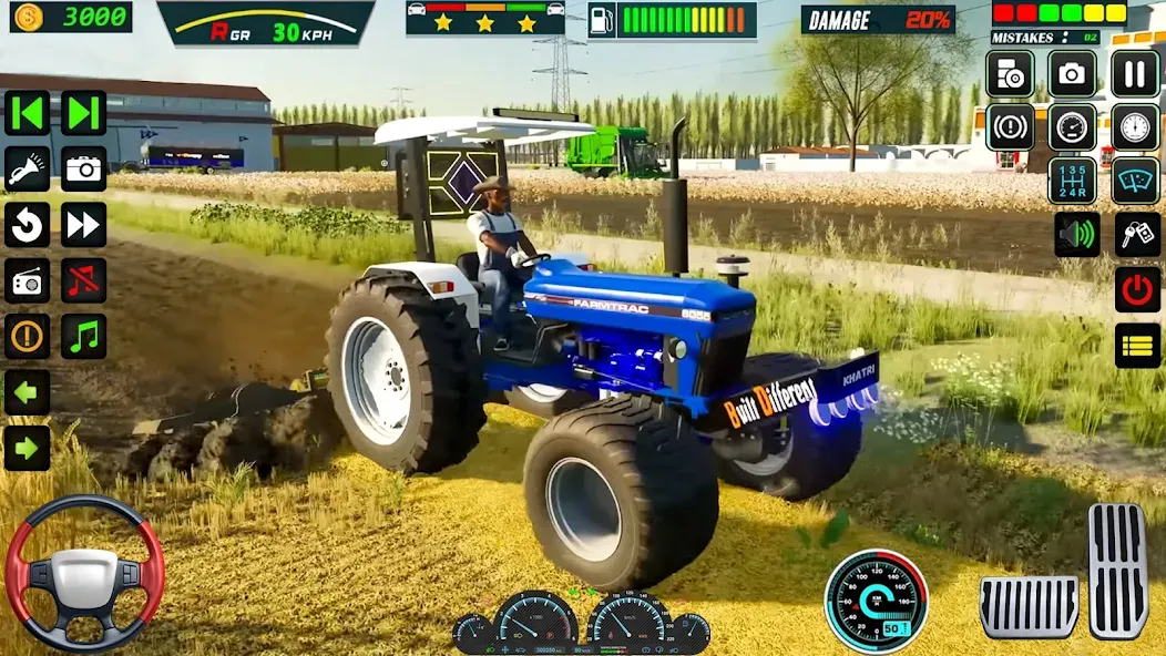US Tractor Farming Games 3d [МОД: Меню, Бесконечные монеты и Открытые уровни] Screenshot 5