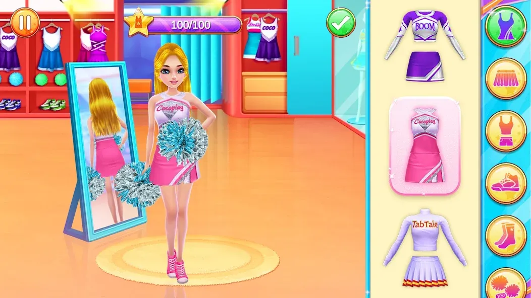 Cheerleader Champion Dance Now [МОД: Деньги, Монеты и Меню MOD] Screenshot 1