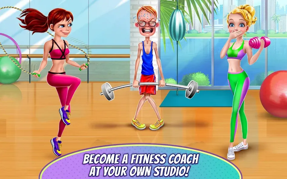 Fitness Girl - Dance & Play [МОД: Много монет, Открытые уровни и Мега MOD] Screenshot 2