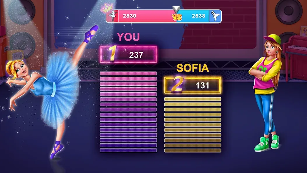 Dance Clash: Ballet vs Hip Hop [MOD: Мод Меню/Взлом] - Скриншот 3