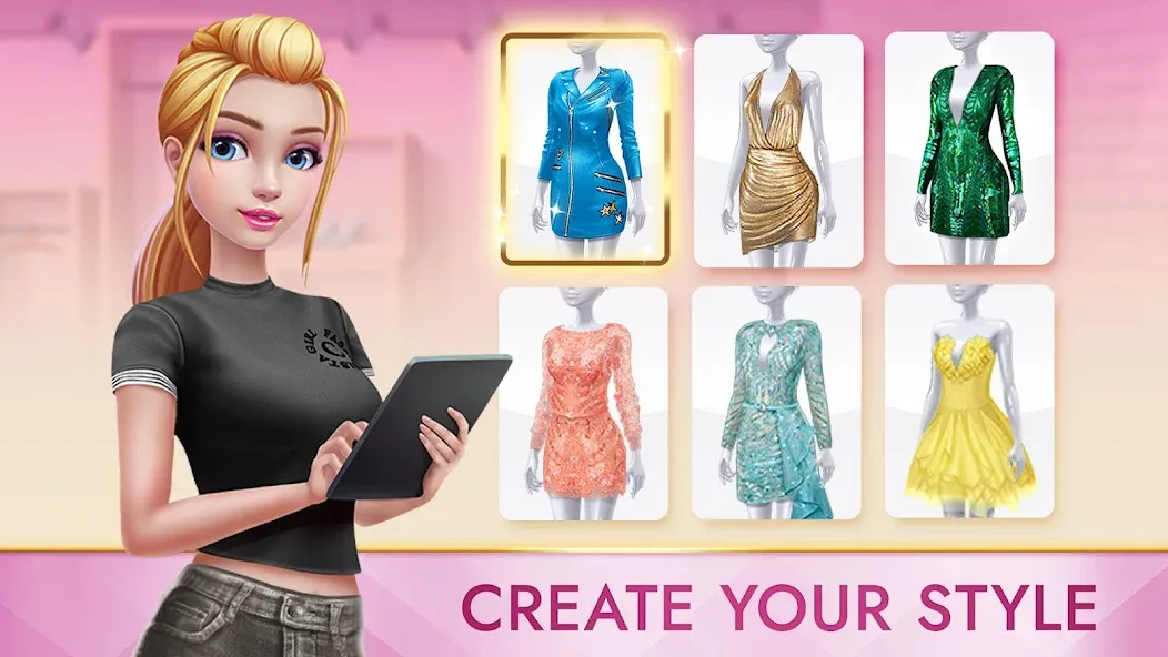 Super Stylist Fashion Makeover [МОД: Все открыто, Дополнительные деньги и Меню MOD] Screenshot 1
